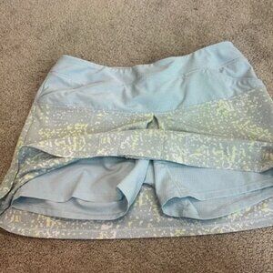 Stylish Women's Light Gray and Yellow Shorts